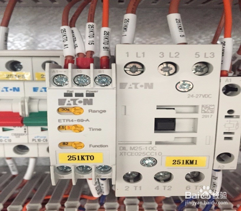 延时继电器（穆勒）的延时时间的设置方法