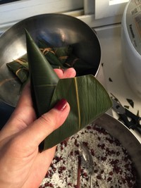 红豆蜜枣小脚粽