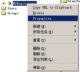 使用VisualSVN Server创建版本库