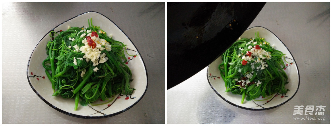 凉拌南瓜尖的做法