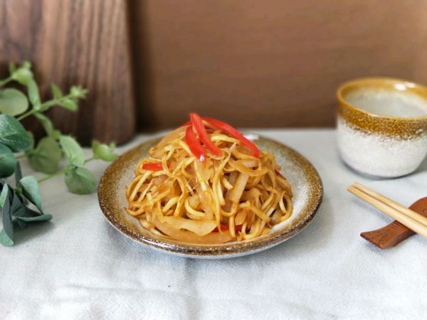 沙茶酱香炒三丝