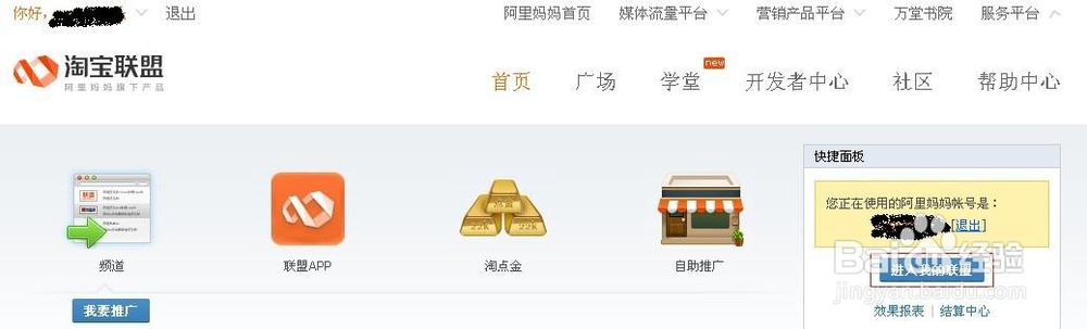 最新版淘宝联盟推广方法