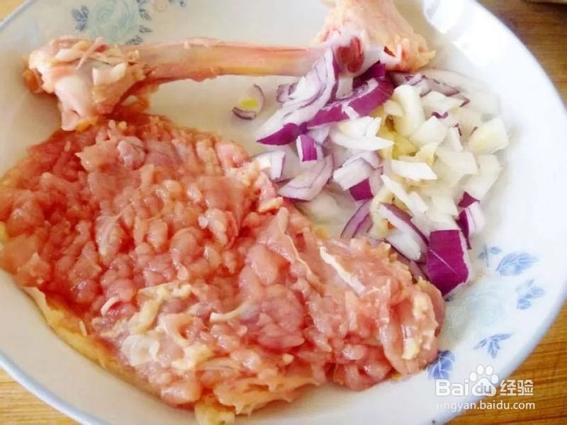 美味的新奥尔良煎鸡肉饭