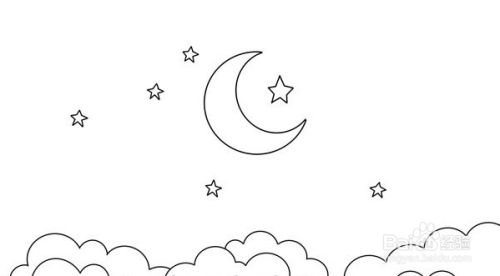 如何为孩子画夜空