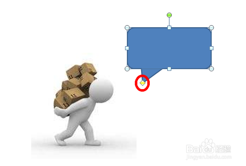 PPT怎么给图片人物加上语言标注?