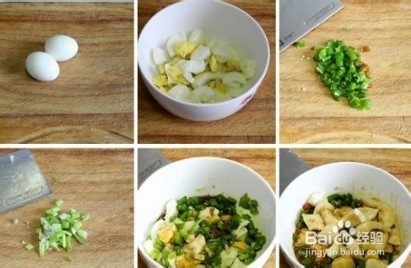 小米辣拌鸡蛋的做法