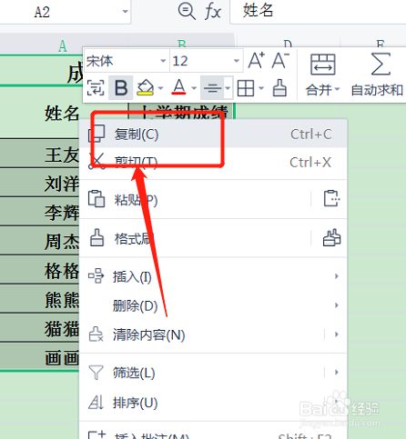 粘贴到可见单元格
