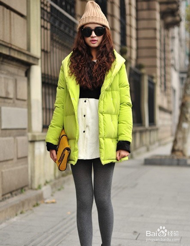 韩版大外套+打底裤 显瘦一秒速搭