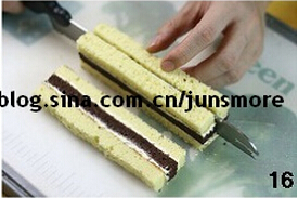 双色棋格奶油蛋糕