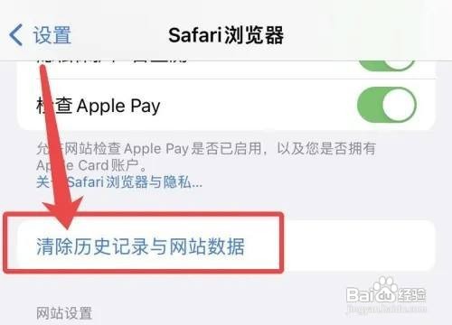 iPhone12手机的Safari浏览器历史记录在哪清除呢