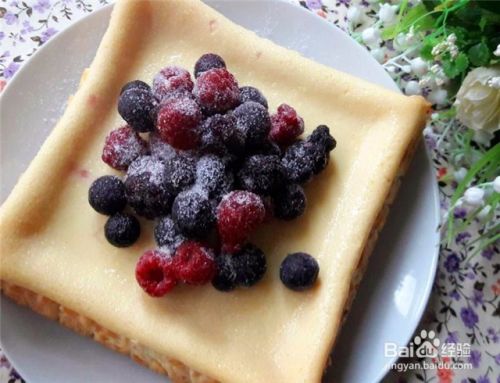 如何制作浓郁柠檬优格起司蛋糕 百度经验