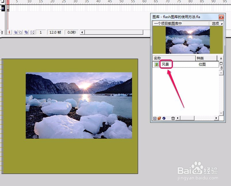 flash图库的使用方法