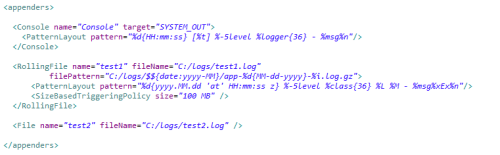 log4j2的log4j2.xml如何配置