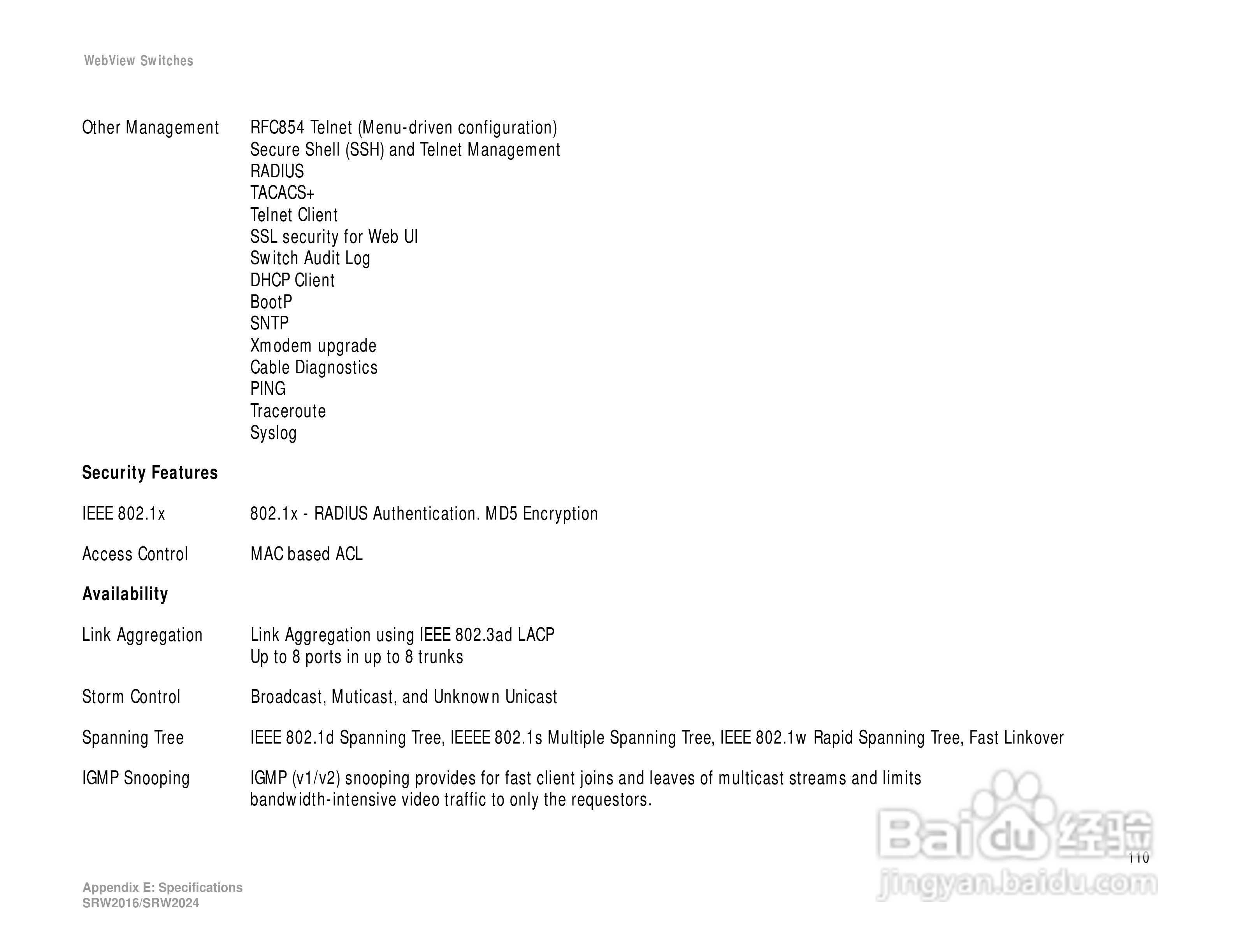 思科交换机SRW2016型使用说明书:[12]