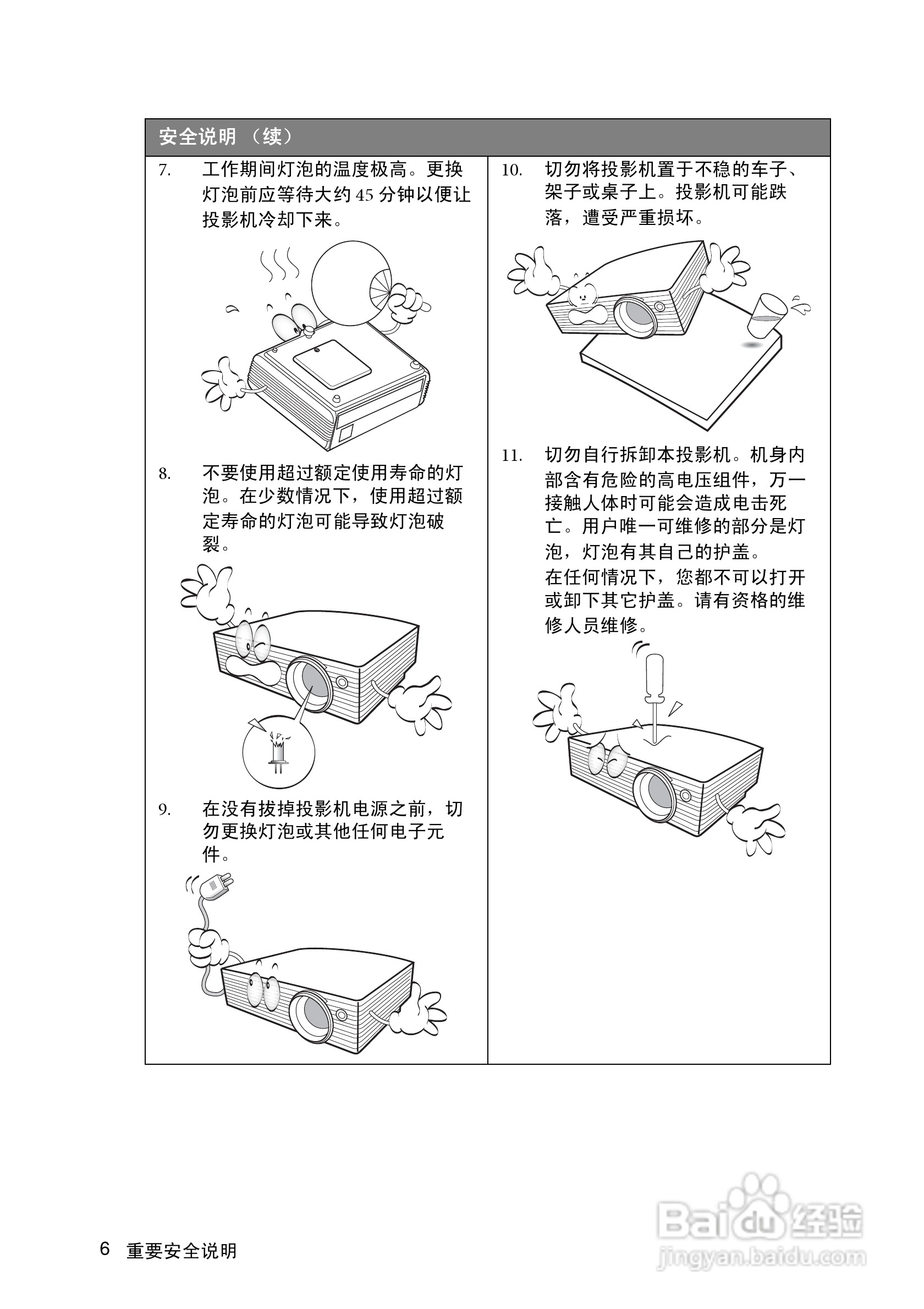 明基MP511投影仪使用说明书:[1]