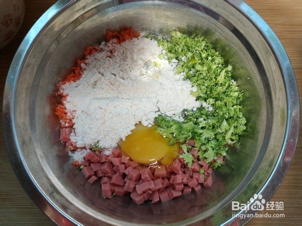 西兰花菜饼的做法步骤