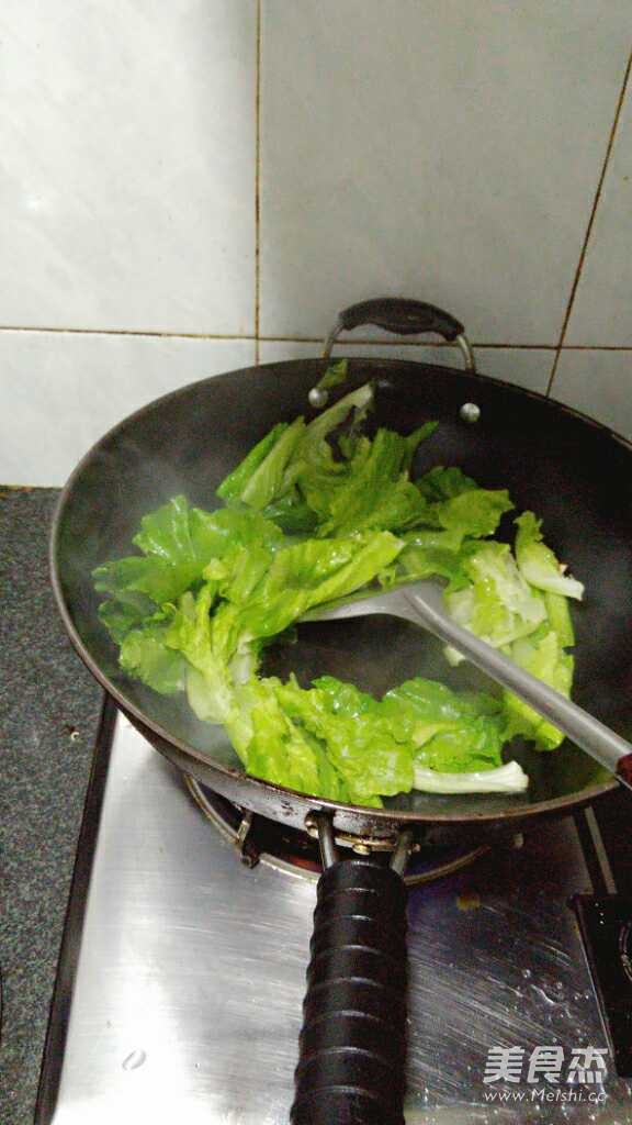 炒生菜的家常做法