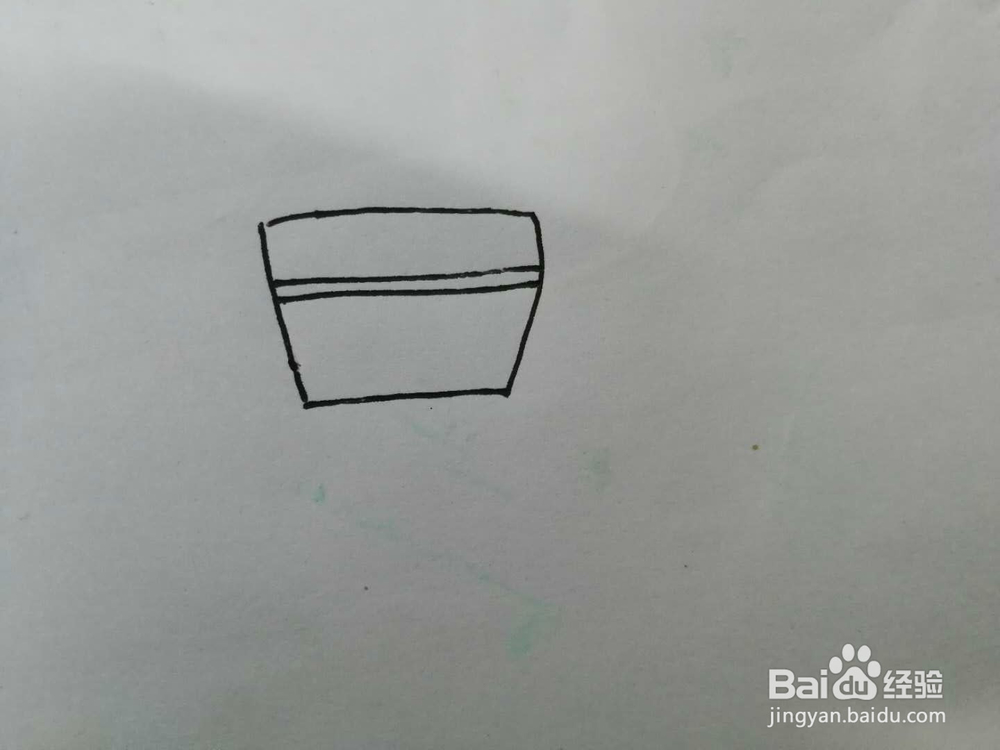 简笔画小高压锅