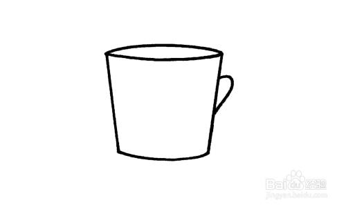 如何画出一个水杯简笔画?