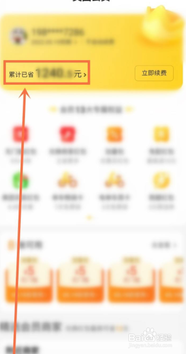 美团如何查看会员红包使用记录