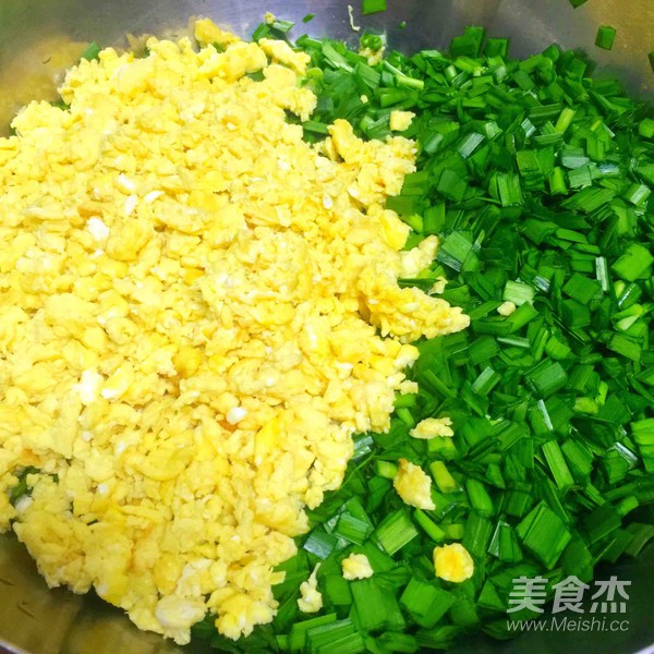 生煎韭菜鸡蛋饺子