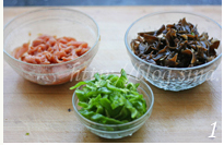 蒿菜黑木耳炒肉