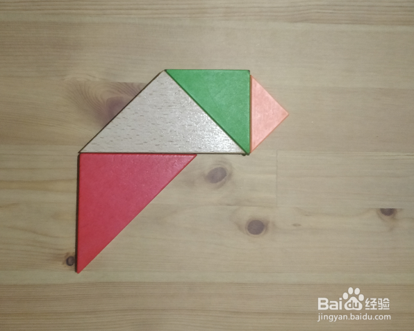 手枪用七巧板怎么拼接？