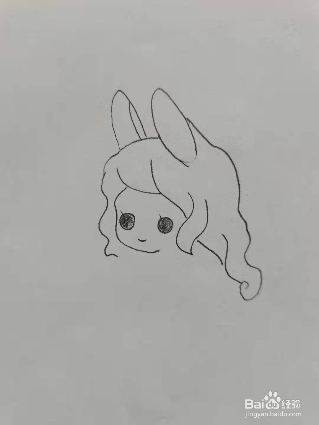 生肖兔公主怎么画