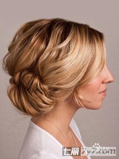 慵懒古典新娘发髻 简略鱼尾辫盘发教程