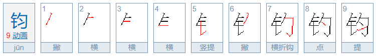 钧字取名寓意及含义是什么
