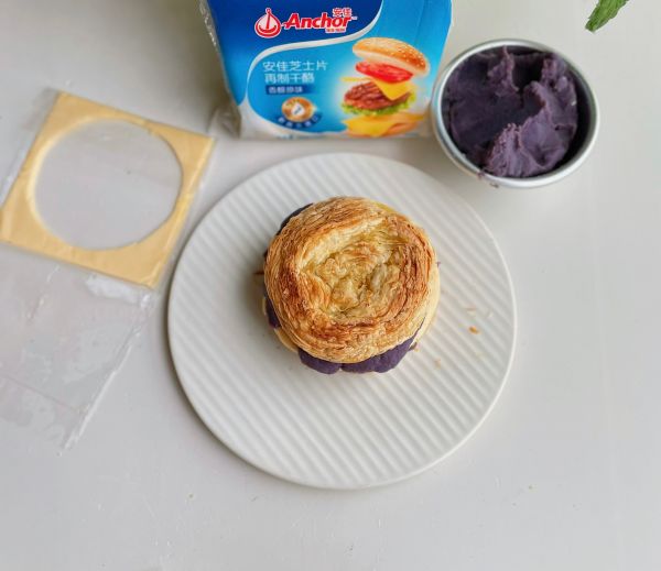 流心芝士紫薯挞