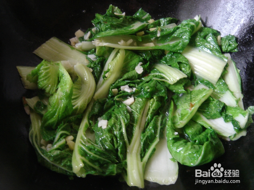炝炒小白菜——舌尖上的家常味道