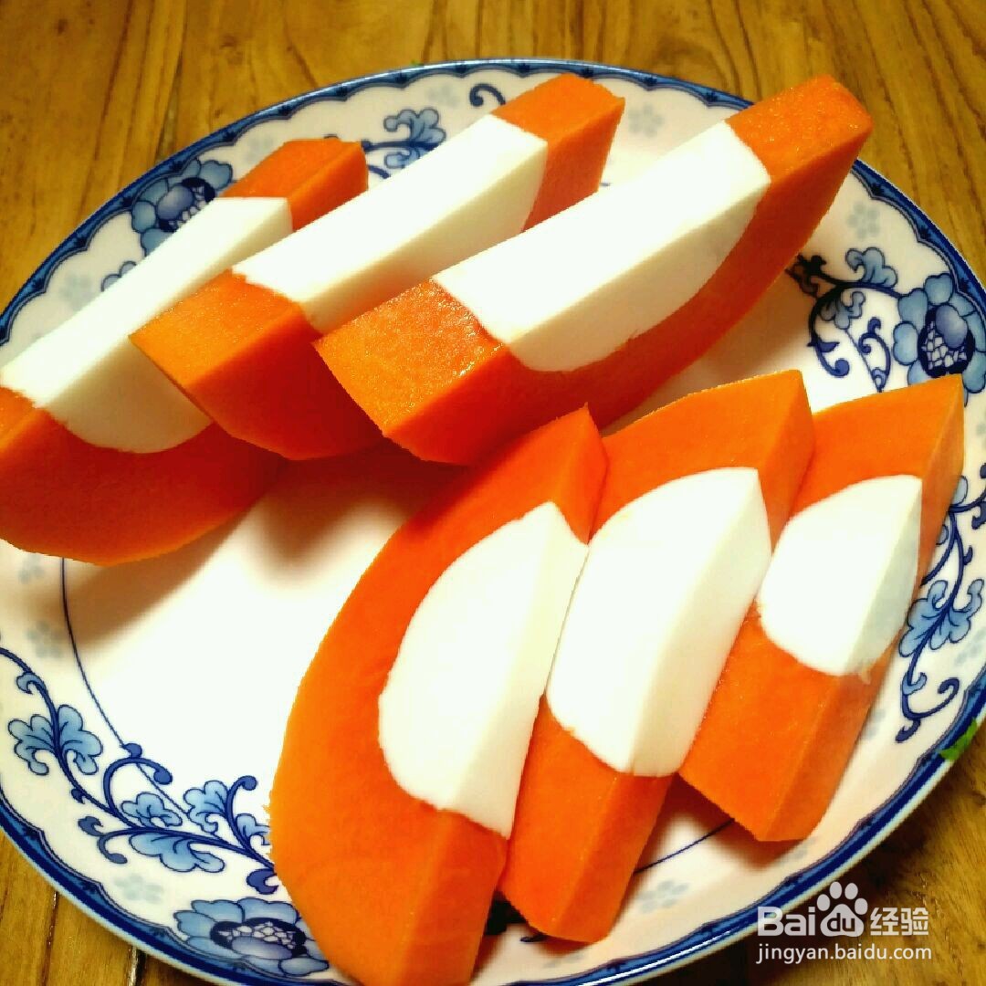 木瓜椰奶冻的做法