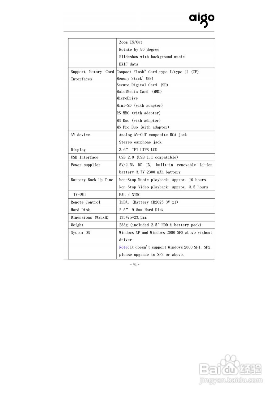 爱国者P706数码相机伴侣王说明书:[5]