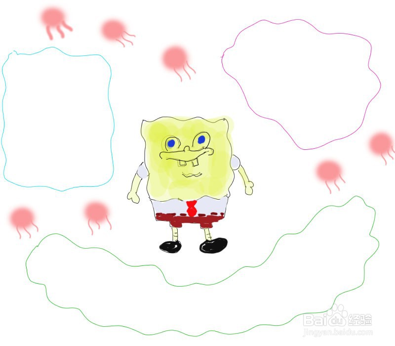 海绵宝宝手抄报