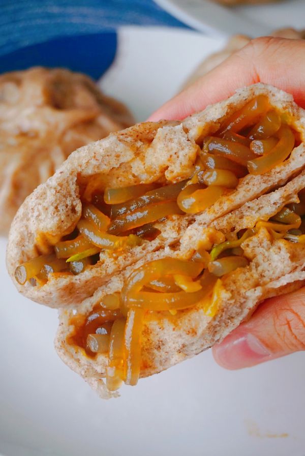 全麦南瓜粉条素包子