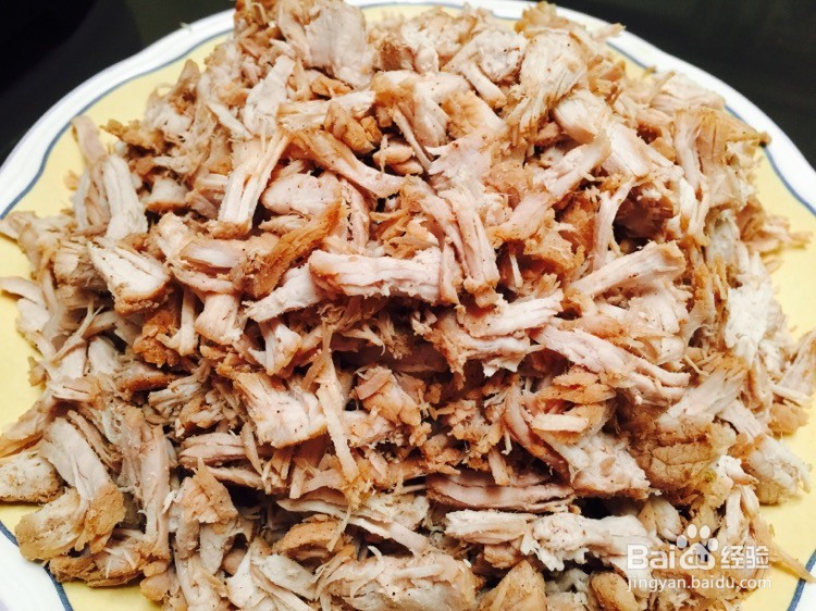 海苔芝麻肉松的做法