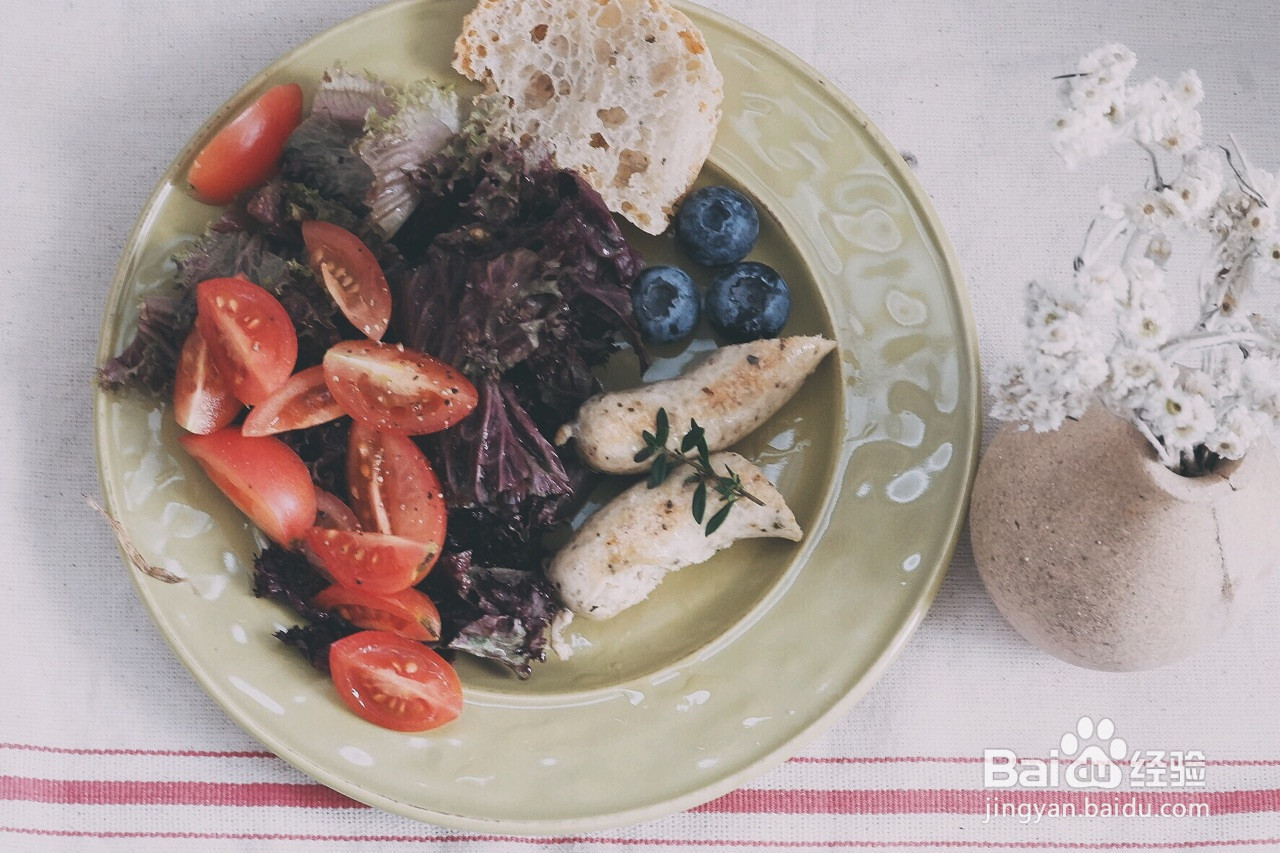 鸡肉肠健身版的做法