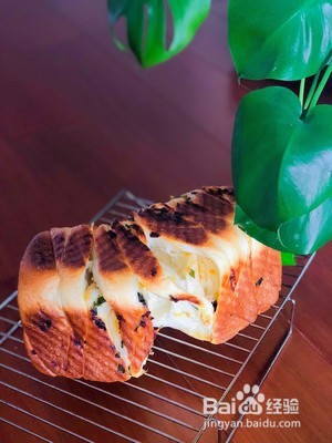 葱香肉松吐司的做法