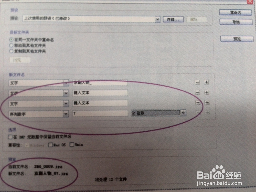 如何用photoshop批量修改照片名称