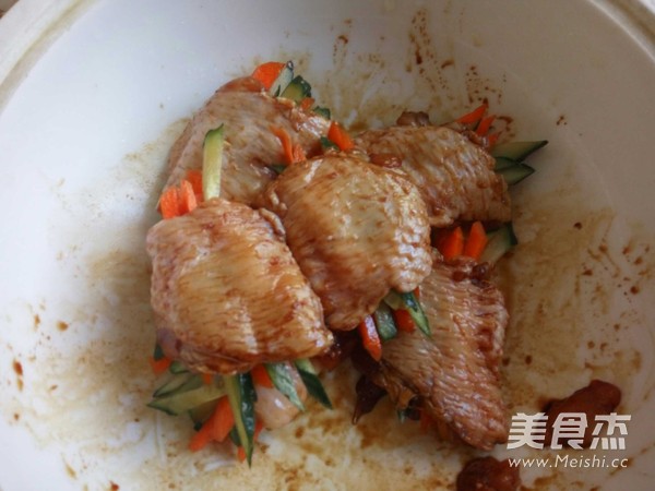 时蔬酿鸡翅的做法