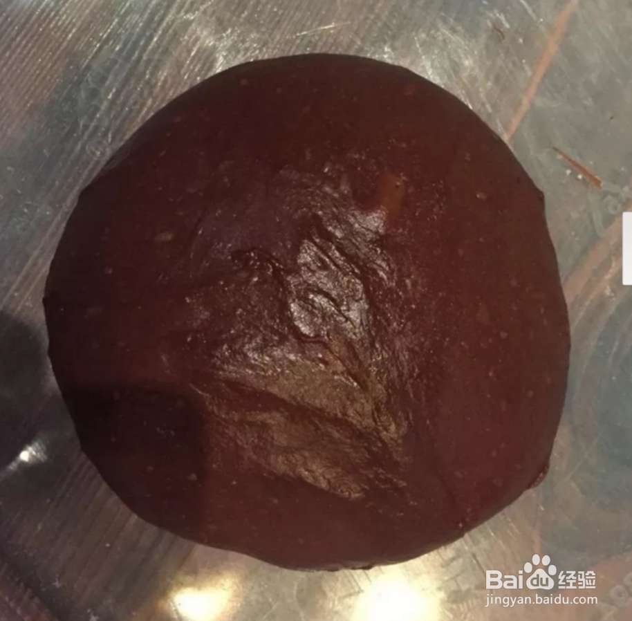 自己制作巧克力牛角包