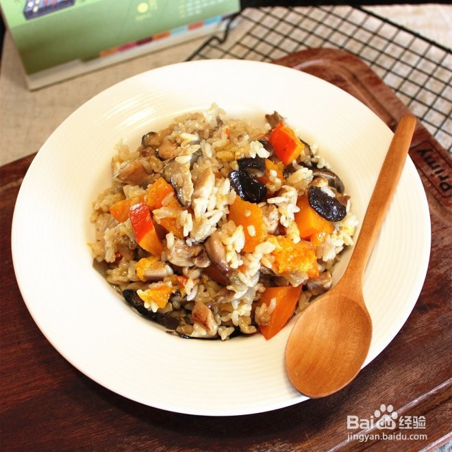 怎么做香菇南瓜鸡肉饭