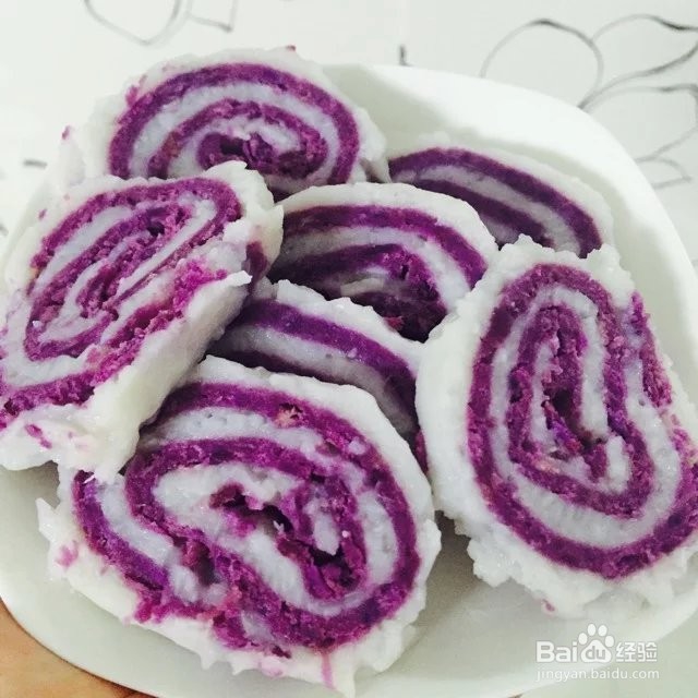 <b>美味紫薯山药卷</b>