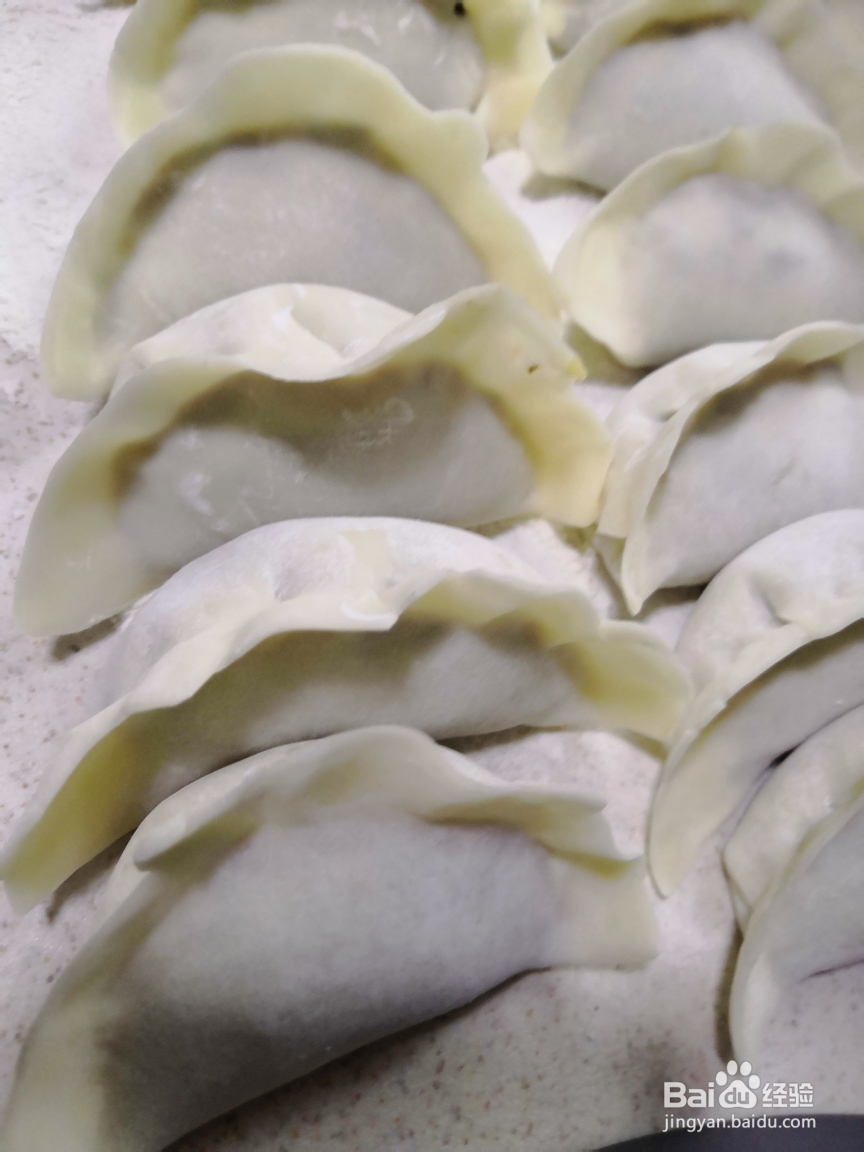 自制的东北猪肉香菇木耳饺子