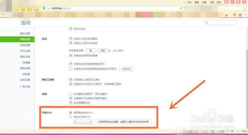 360安全浏览器怎么设置文字大小？