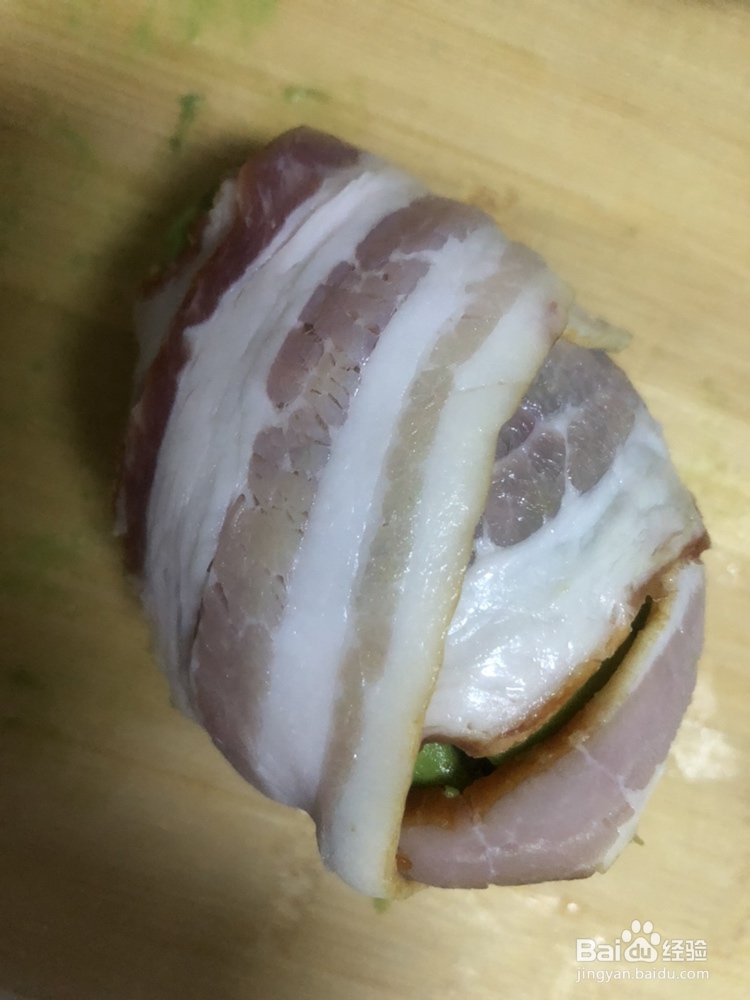 简单无压力做培根牛油果