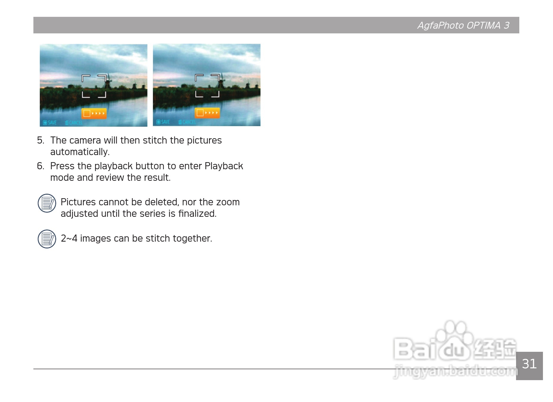 爱克发AgfaPhoto OPTIMA 3数码相机使用说明书:[4]