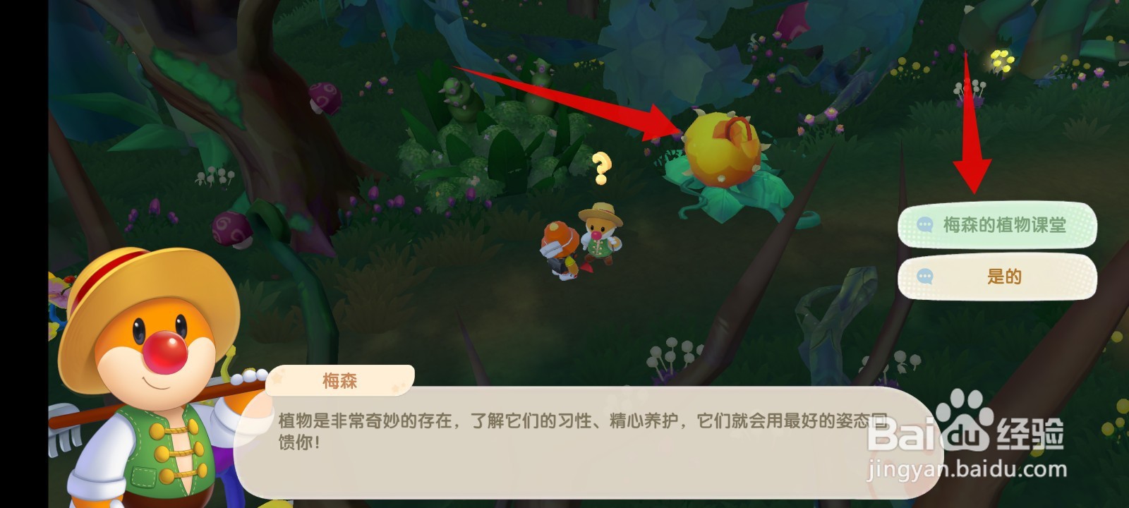 摩尔庄园手游梅森的植物课堂任务攻略