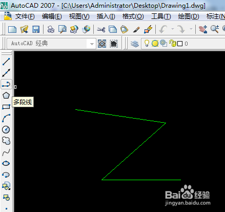 黄色的CAD多段线怎么设置